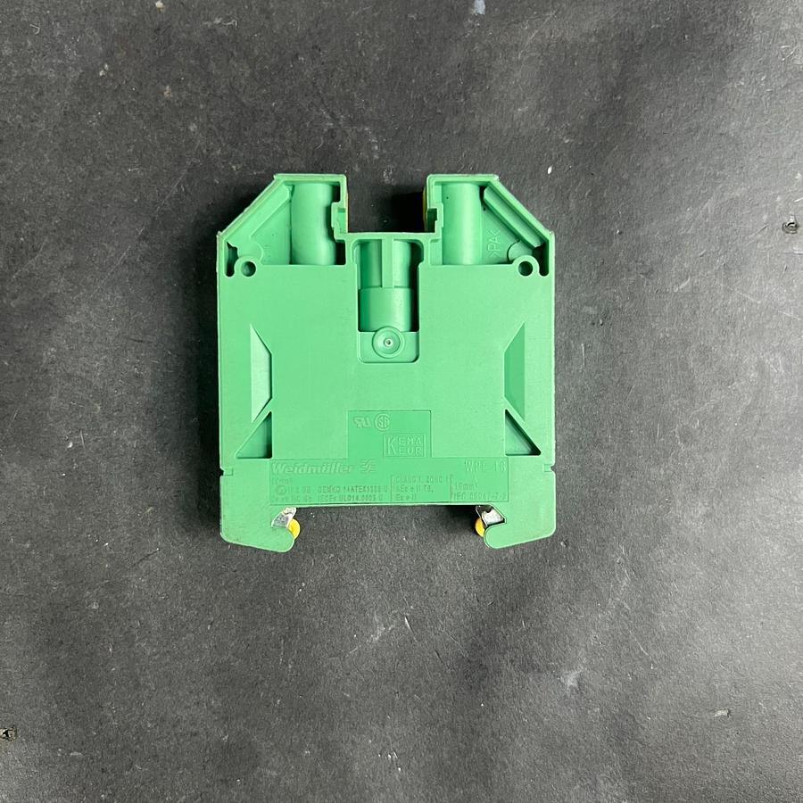 Used WEIDMULLER WPE 16 TERMINAL BLOCK ($5 OBO)