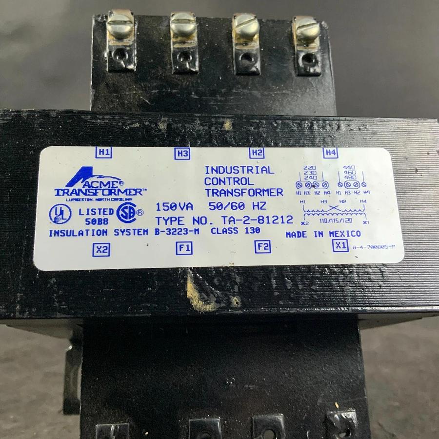 Used ACME TA-2-81212 CONTROL TRANSFORMER ($50 OBO)