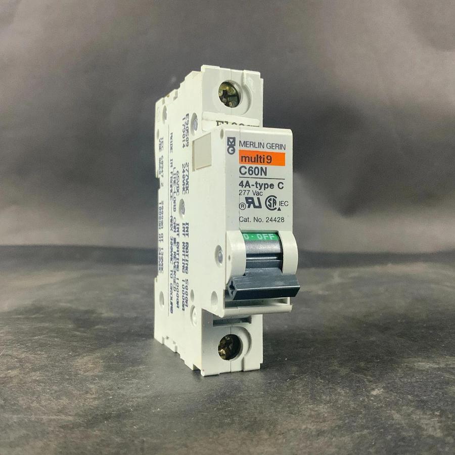 Used MERLIN GERIN MULTI9 C60N 4A-TYPE C CIRCUIT BREAKER ($12 OBO)