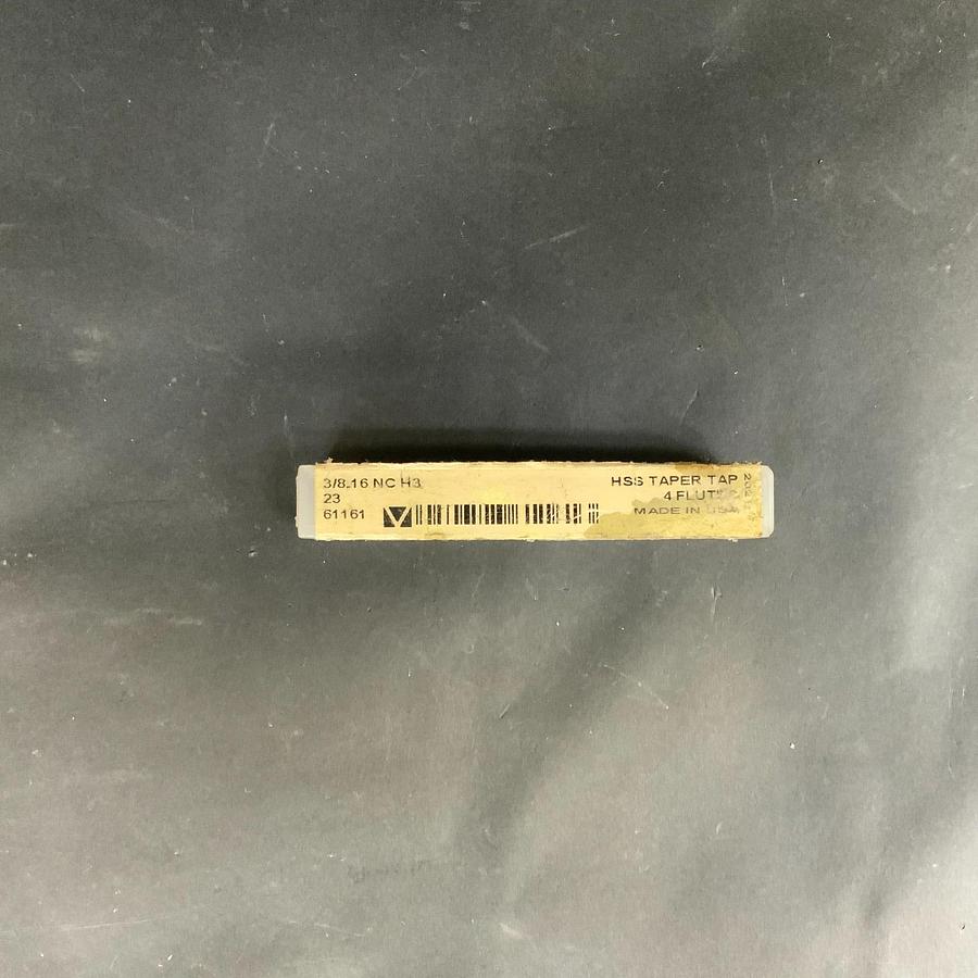 Used GREENFIELD GTD 61161 3/8-16 UNC H3 4-FLUTE HSS TAPER HAND TAP ($15 OBO)