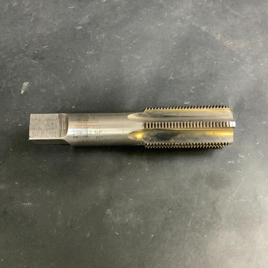 Used GREENFIELD GTD 1-1/4”-12 NF 6-FLUTE HS M2 GROUND THREAD PLUG TAP ($45 OBO)