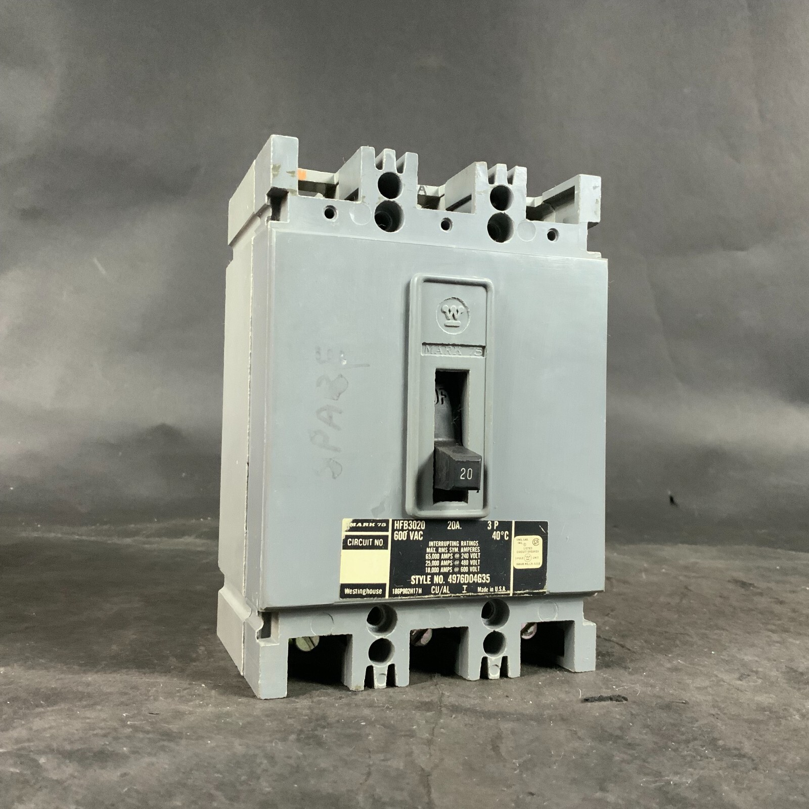 Used WESTINGHOUSE HFB3020 CIRCUIT BREAKER ($35 OBO)