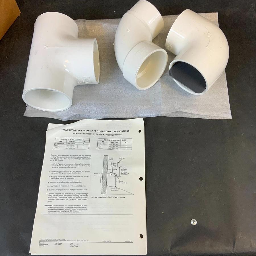 CENTRAL ENVIRONMENTAL SYSTEMS 1VK0312A VENT TERMINAL KIT ($30 OBO)
