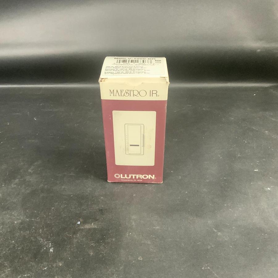 Used LUTRON MAESTRO MIRLV-1000-BR SINGLE-POLE IR DIMMER ($35 OBO)