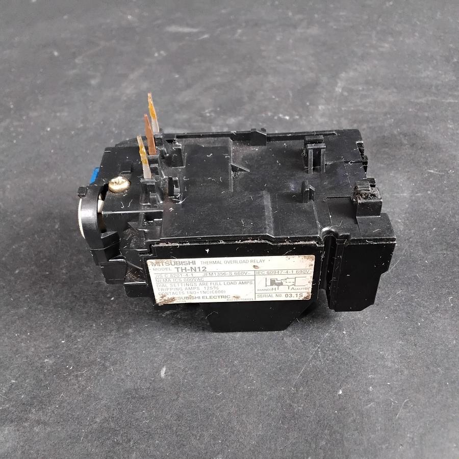 Used MITSUBISHI TH-N12 THERMAL OVERLOAD RELAY 4-6A ($13 OBO)