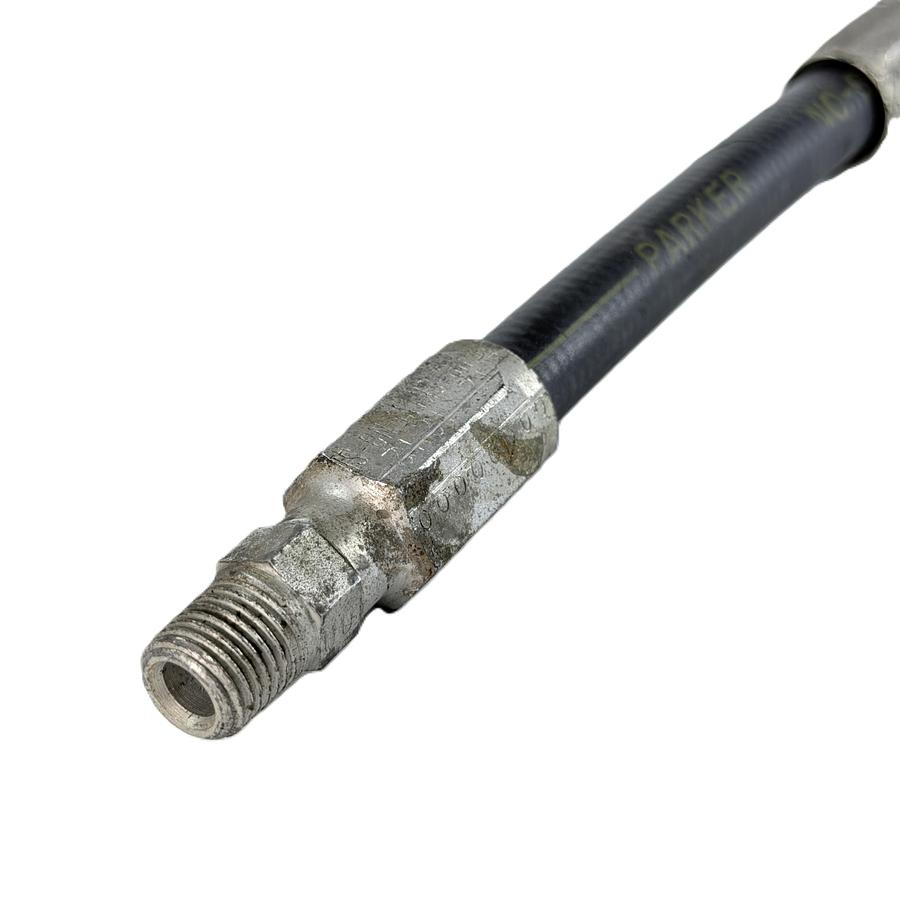 Refurbished PARKER 1/4" HIGH PRESSURE HYDRAULIC HOSE DUAL MALE NPT 43 SERIES EXCELLENT