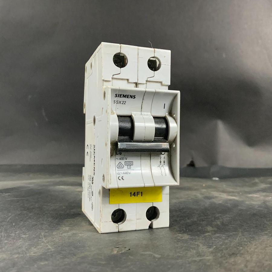 Used SIEMENS 5SX22 C6 CIRCUIT BREAKER ($12 OBO)