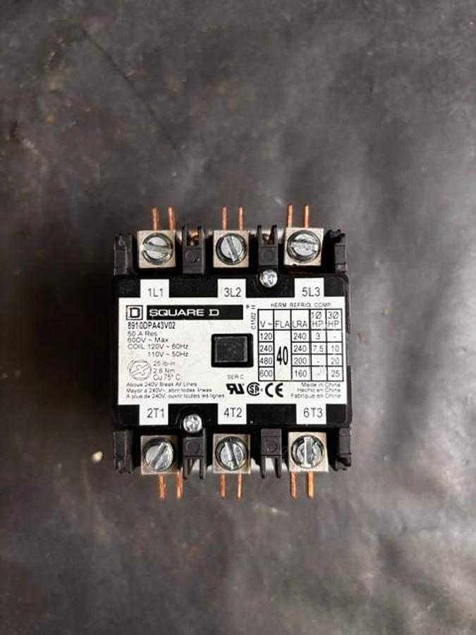 Used SQUARE D 8910DPA43V02 CONTACTOR ($50 OBO)
