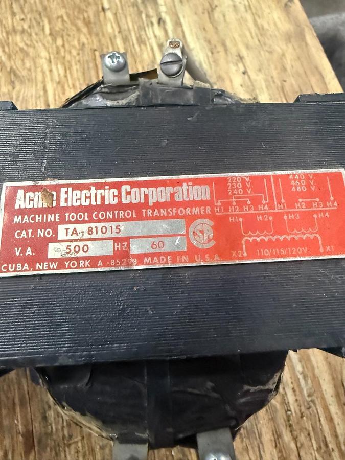 Used ACME TA-81015 TRANSFORMER