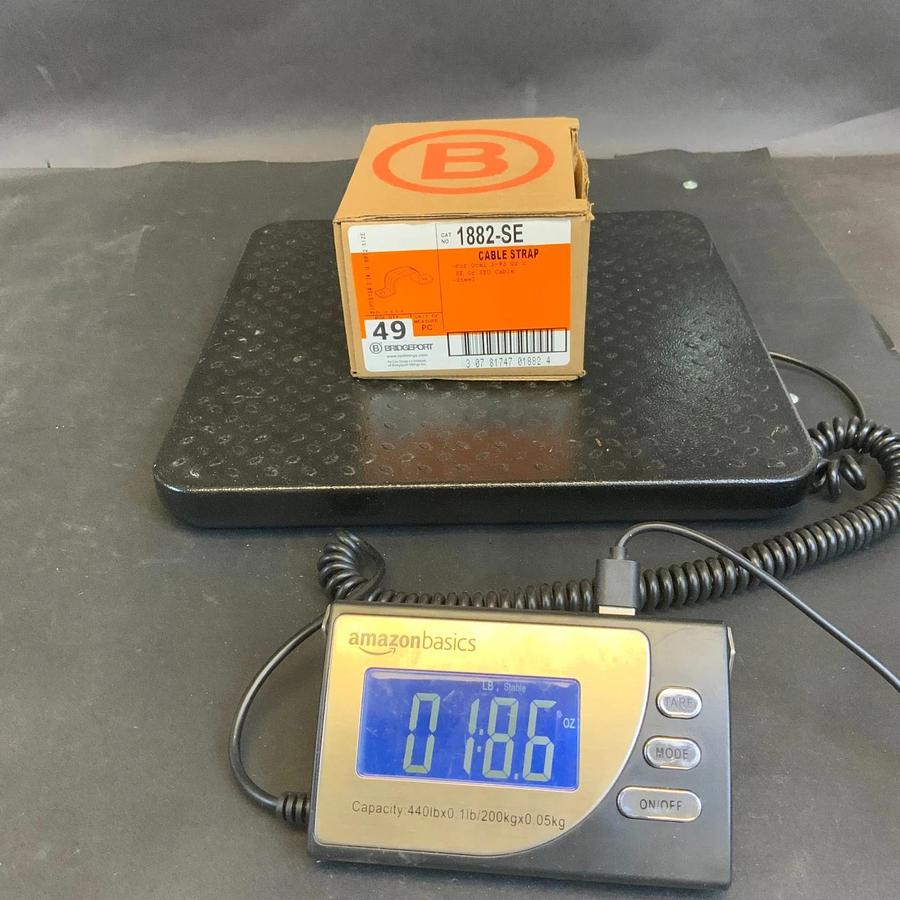 BRIDGEPORT 1882-SE CABLE STRAP - BOX OF 49 ($30 OBO)