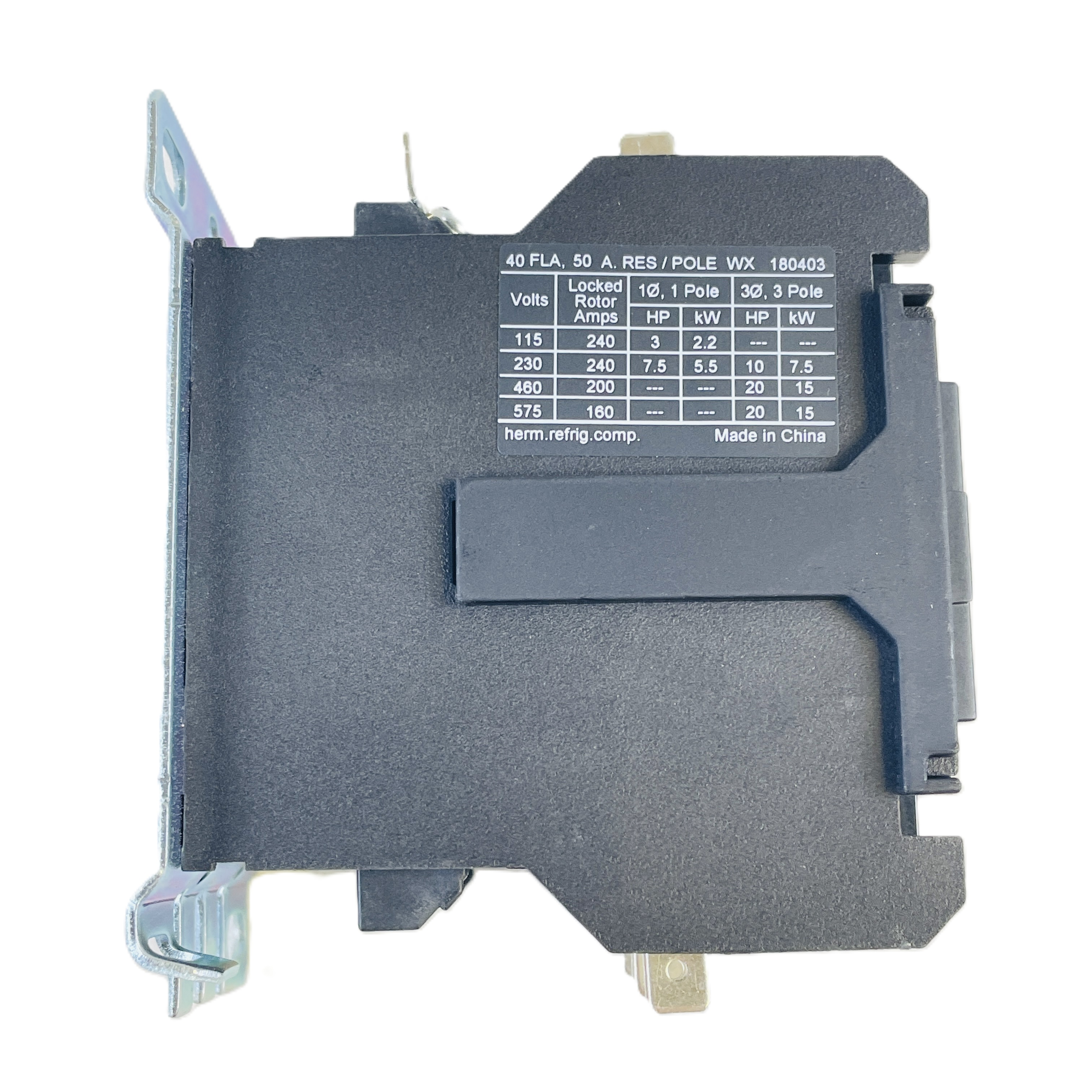 Refurbished EATON C25DNF340T DEFINITE PURPOSE CONTACTOR 3 POLE 40A 24VAC COIL OPEN TYPE