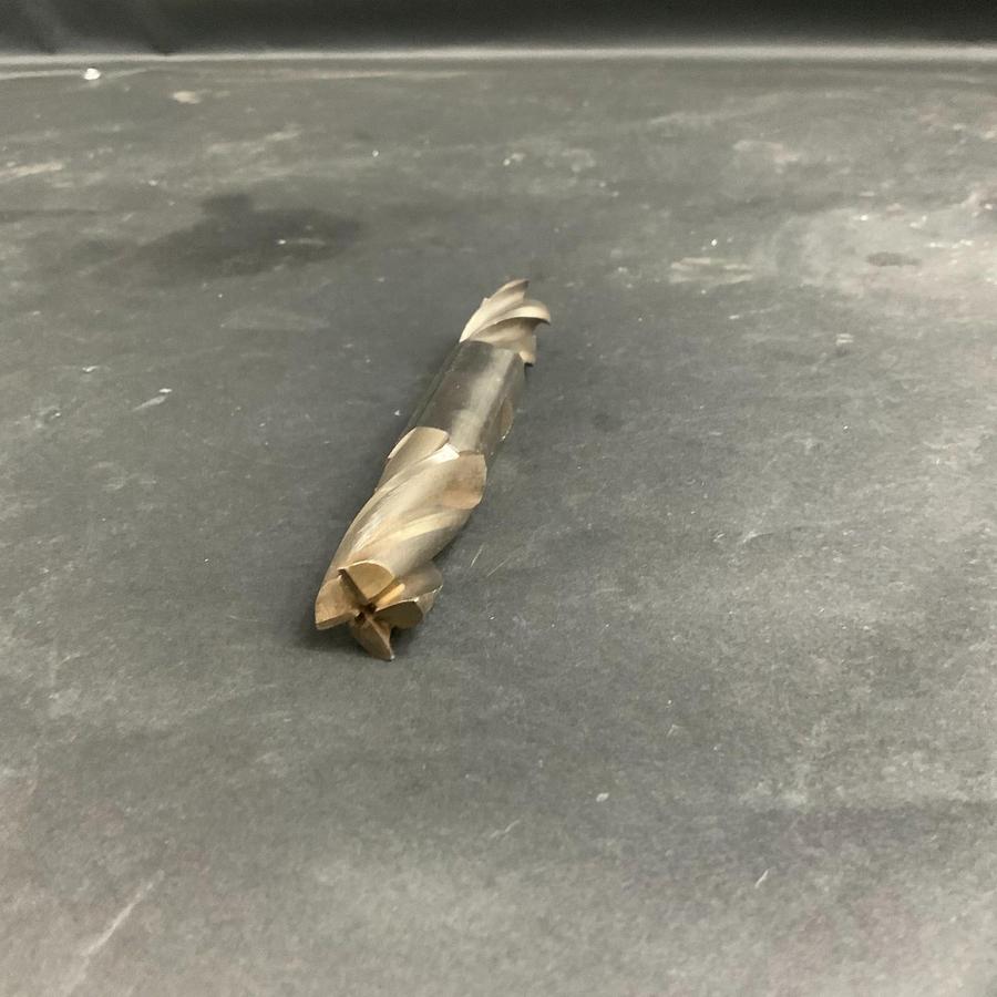Used UNION 3/4” 4-FLUTE HSW 8696 DOUBLE END MILL