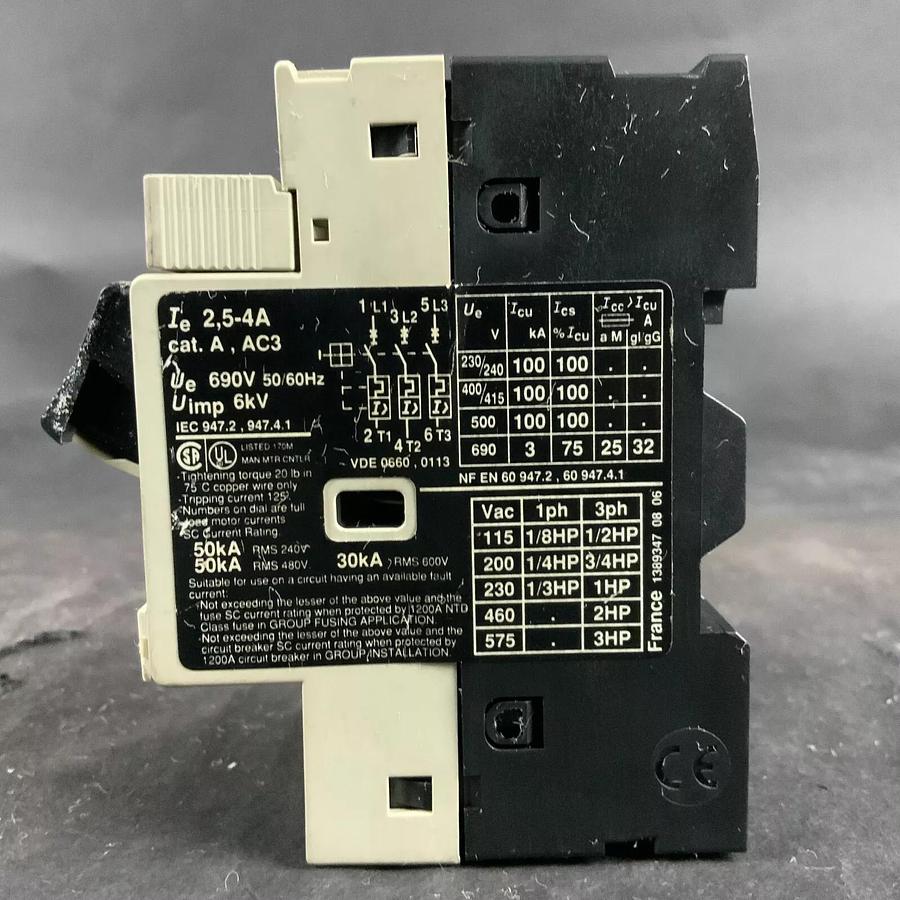 Used TELEMECANIQUE GV2-M08 CIRCUIT BREAKER ($15 OBO)