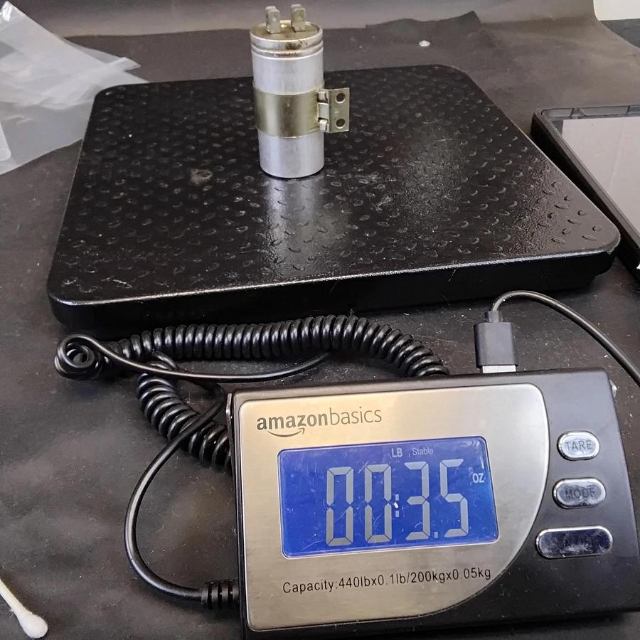 Used MATSUSHITA 40UF-X-200VAC MOTOR RUN CAPACITOR ($11 OBO)