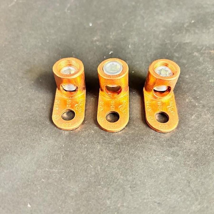 THOMAS & BETTS 1/0-14 COPPER LUG CONNECTORS 3PCS