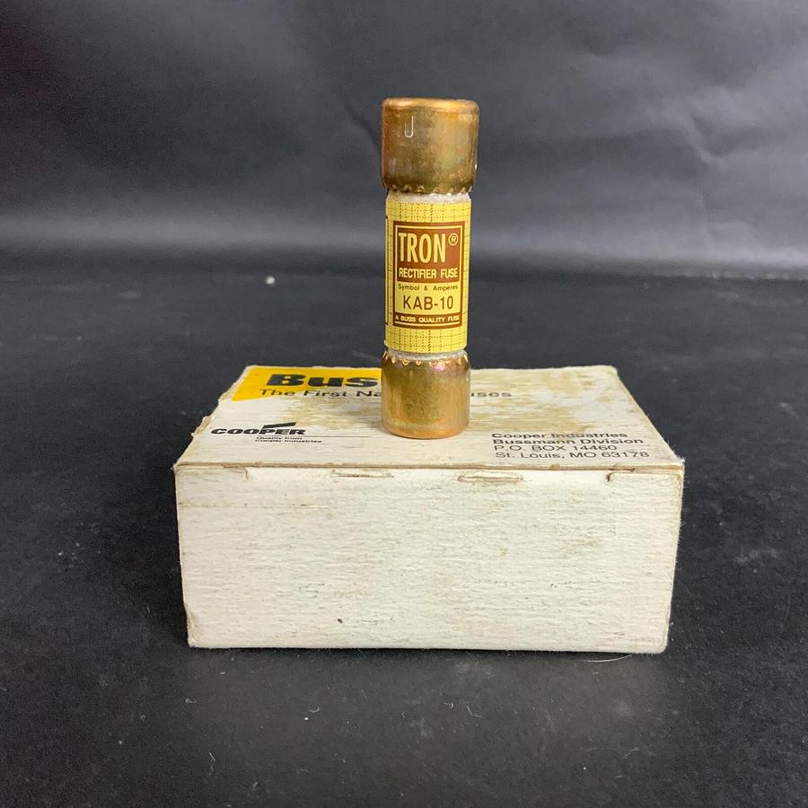 BUSSMANN KAB-10 RECTIFIER FUSE - BOX OF 10 ($40 OBO)