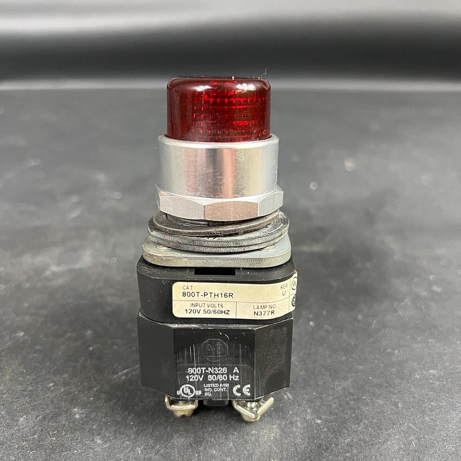 Used ALLEN BRADLEY 800T-PTH16R RED PUSH BUTTON ($20 OBO)