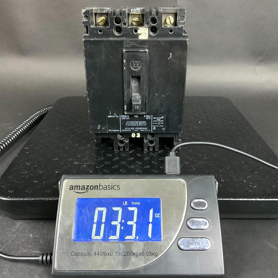Used WESTINGHOUSE EB3070 CIRCUIT BREAKER ($27.50 OBO)