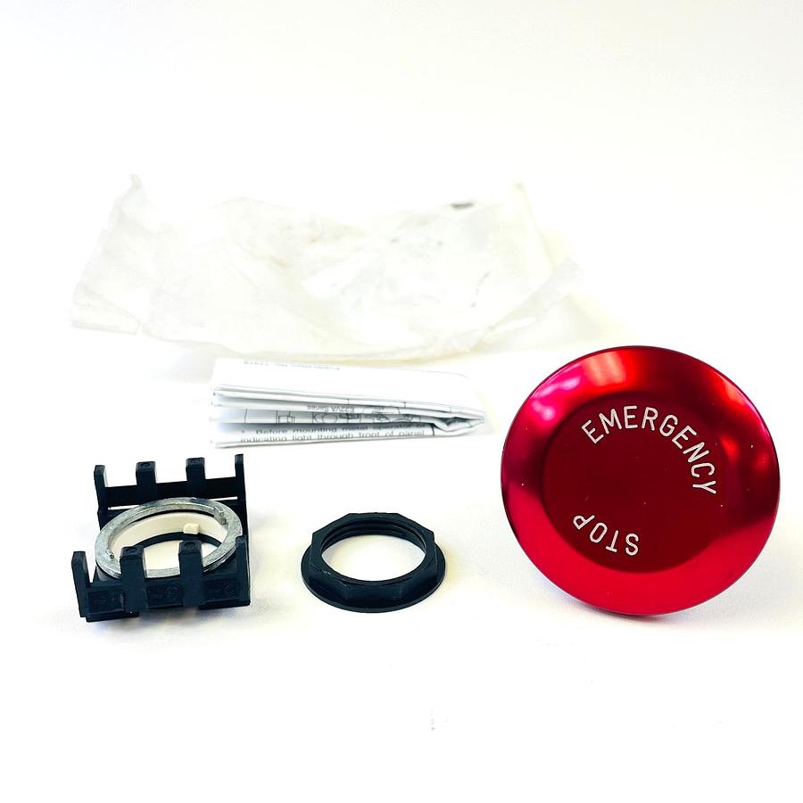 Used CUTLER HAMMER E22JL2N8 SER A2 50MM STAY-DOWN PULL-TO-RELEASE MUSHROOM PUSHBUTTON