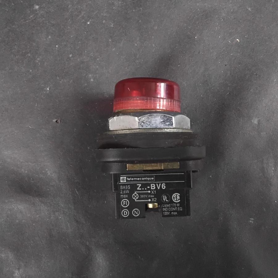 Used TELEMECANIQUE Z-BV6 PILOT LIGHT ($14 OBO)