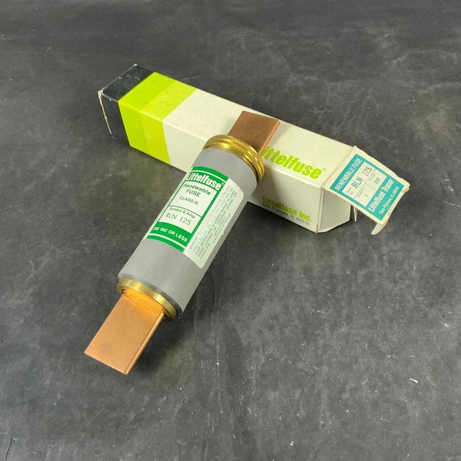 LITTELFUSE RLN-125 RENEWABLE FUSE ($50 OBO)