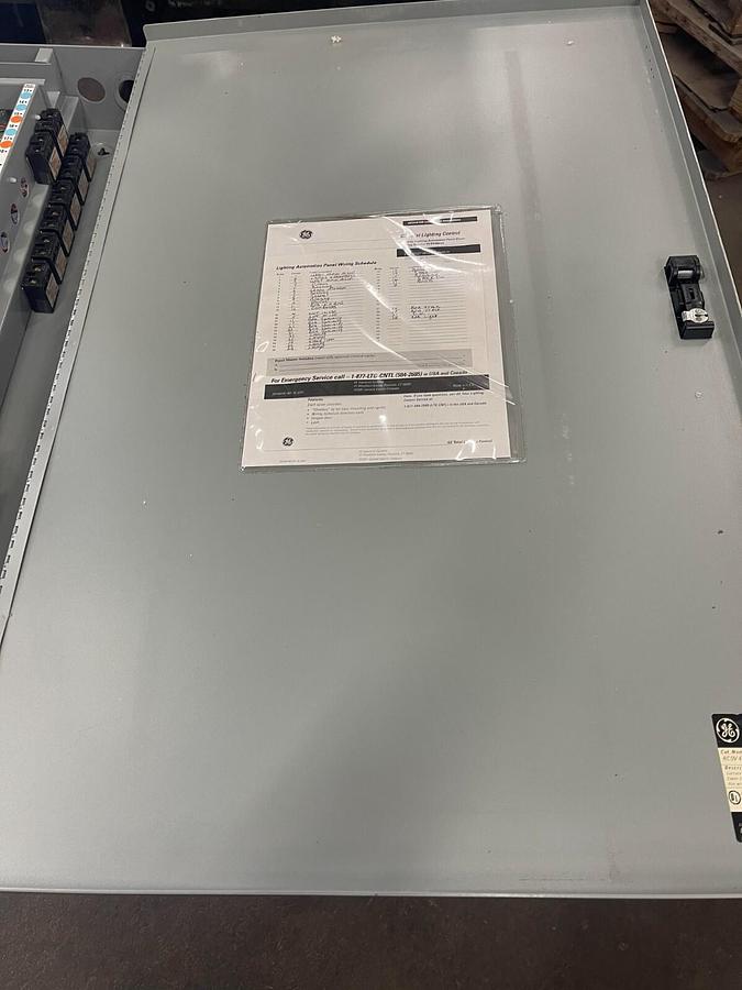 Used GE 48-RELAY Lightning Control Panel Cabinet RINTER4848SC ($1,499.99 OBO!!!) (3)