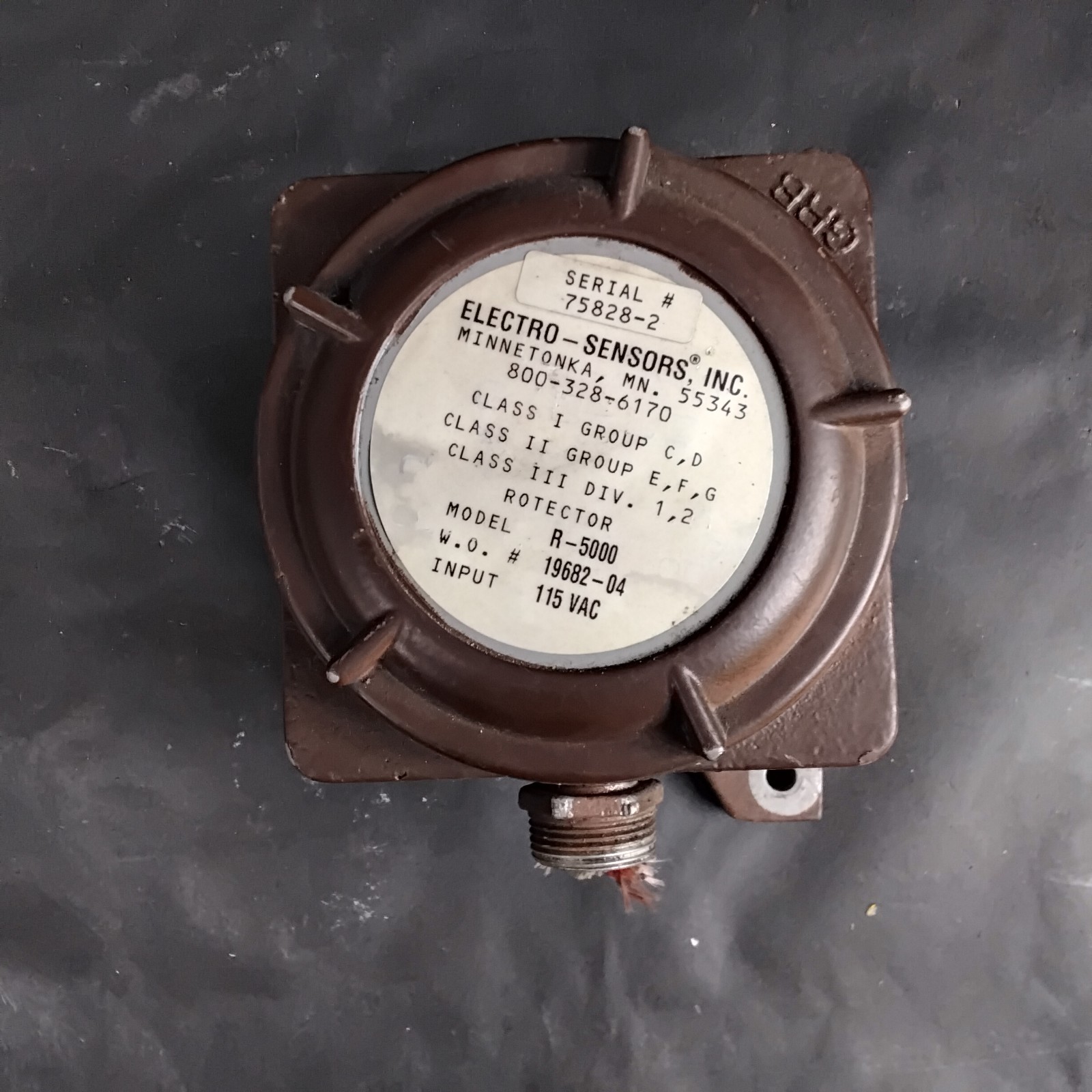 Used ELECTRO SENSORS R-5000 SPEED SWITCH ($275 OBO)