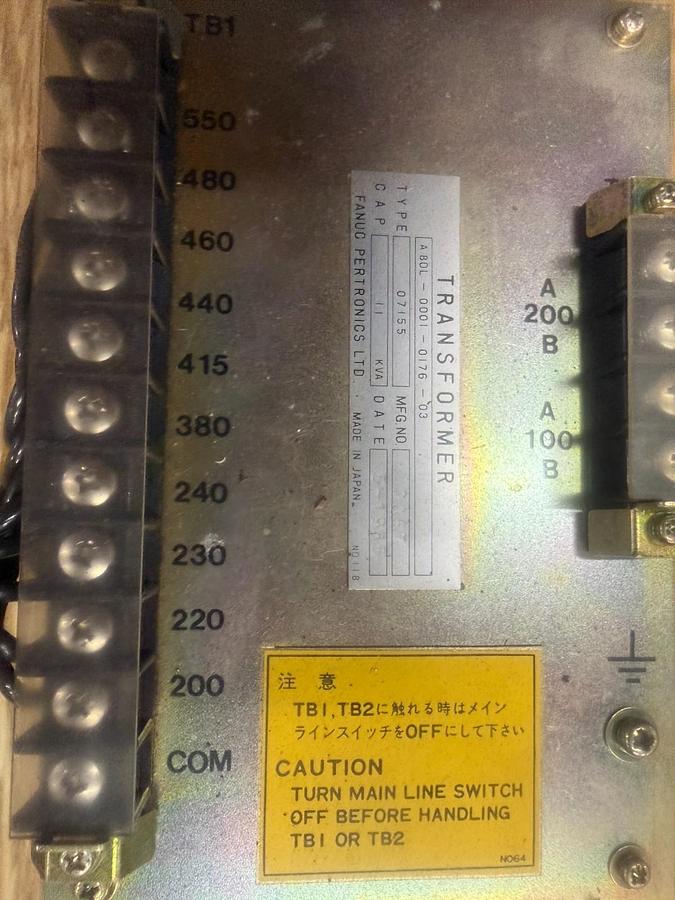 Used FANUC A80L-0001-0176-03 TRANSFORMER ($120 OBO)