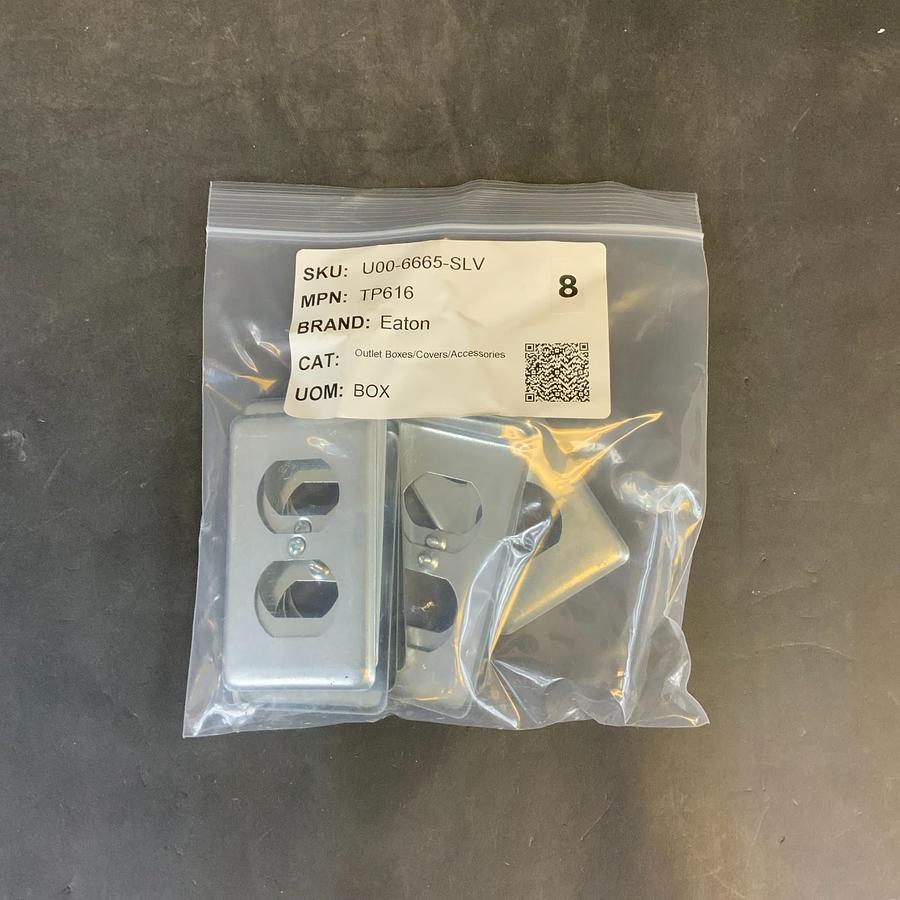 EATON CROUSE-HINDS TP616 UTILITY BOX COVER - SET OF 8 ($8 OBO)