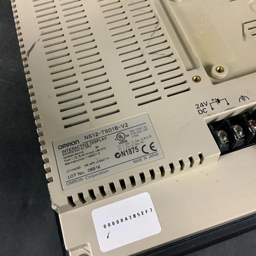 Used OMRON NS12-TSO1B-V2 INTERACTIVE DISPLAY ($730 OBO)