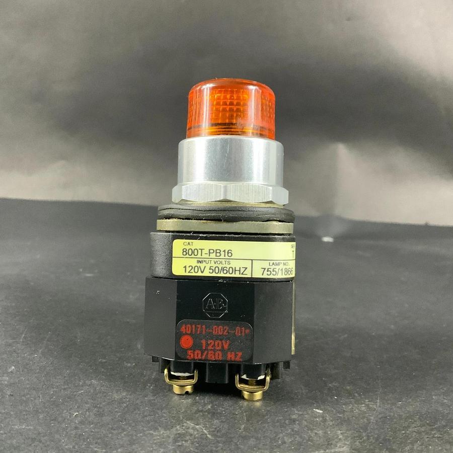 Used ALLEN BRADLEY 800T-PB16 AMBER PUSH BUTTON ($30 OBO)
