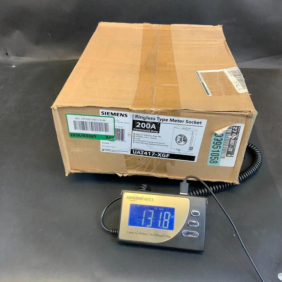 SIEMENS UAT417-XGF RINGLESS METER SOCKET ($65 OBO)