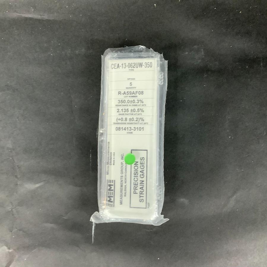 MICRO-MEASUREMENTS CEA-13-062UW-350 PRECISION STRAIN GAUGE - 1 UNIT ($5 OBO)