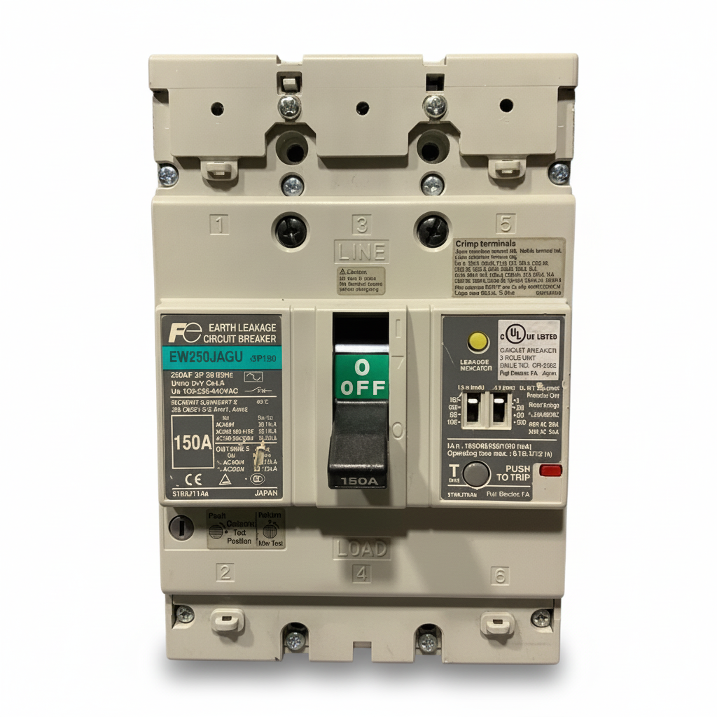 Refurbished EW250JAGU-3P150K CIRCUIT BREAKER 150A 3 POLE 250AF 440VAC DISCONTINUED REFURB