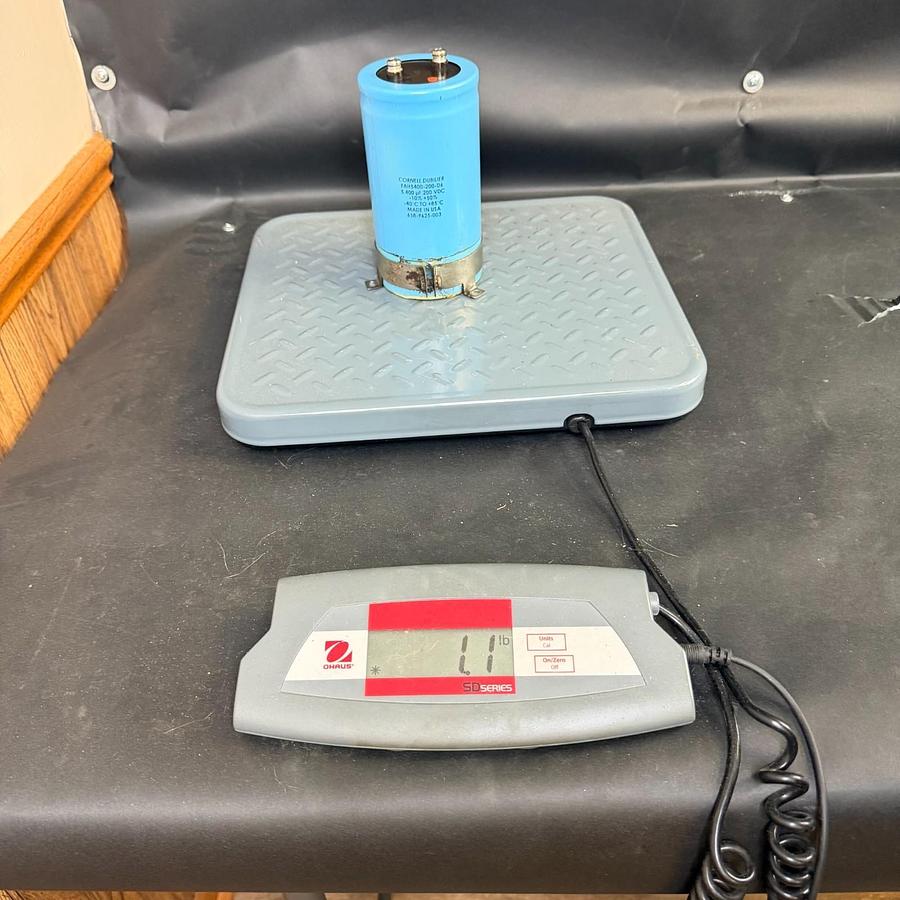 Used CORNELL DUBILIER FAH5400-200-D6 CAPACITOR