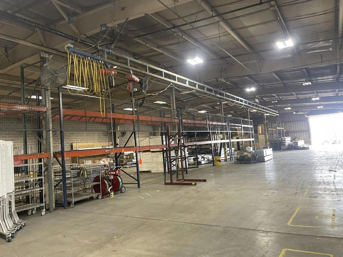 Used (2) Gorbel 1000 LB Capacity Mono-Rail Crane 60FT ($6,000/each, OBO!!!)