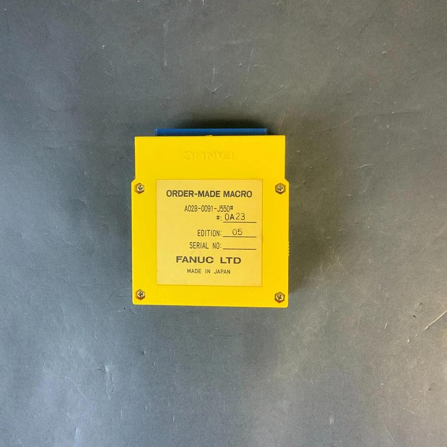 Used FANUC A02B-0091-J550 #0A23 ORDER-MADE MARCO ($30 OBO)