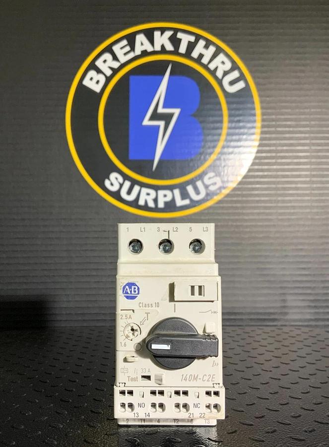 Used ALLEN BRADLEY 140M-D8N-C10 ($24.99/EACH OBO)