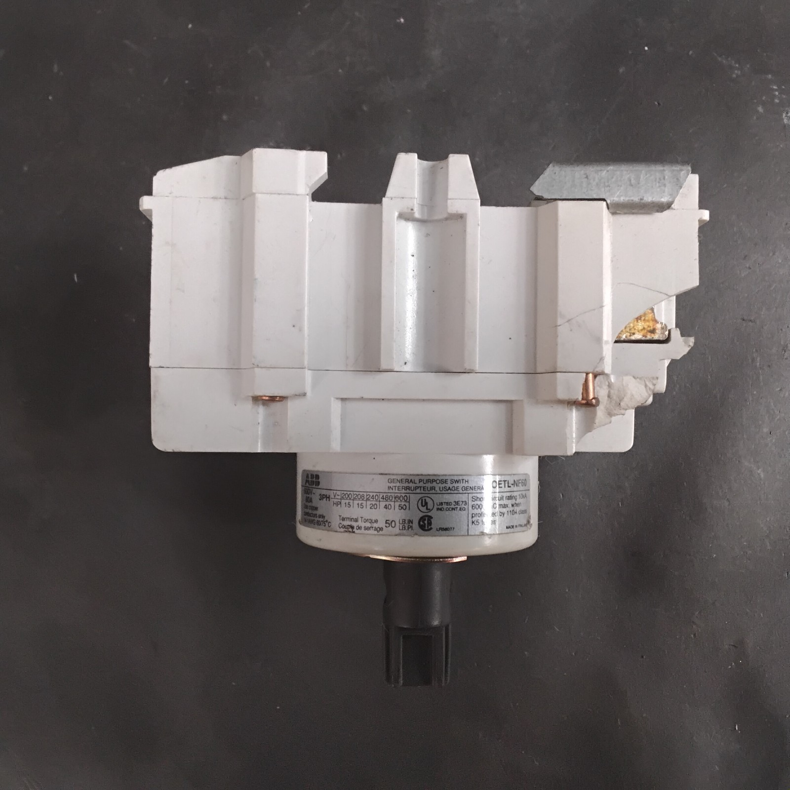 Used ABB OETL-NF60 DISCONNECT SWITCH ($45 OBO)