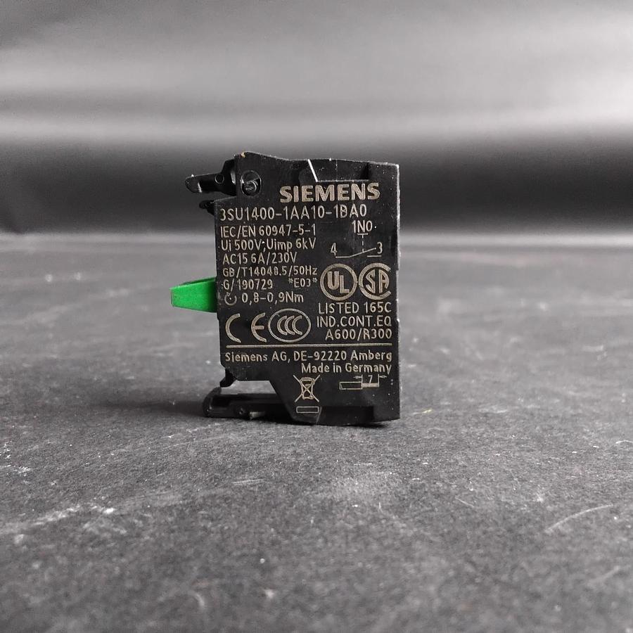 Used SIEMENS 3SU1400-1AA10-1BA0 CONTACT BLOCK ($10 OBO)