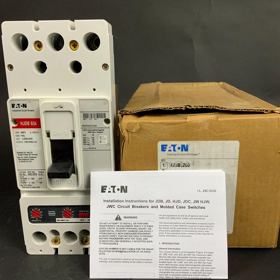 Used EATON HDJB3200 CIRCUIT BREAKER - NEW IN BOX ($1999.99 OBO)