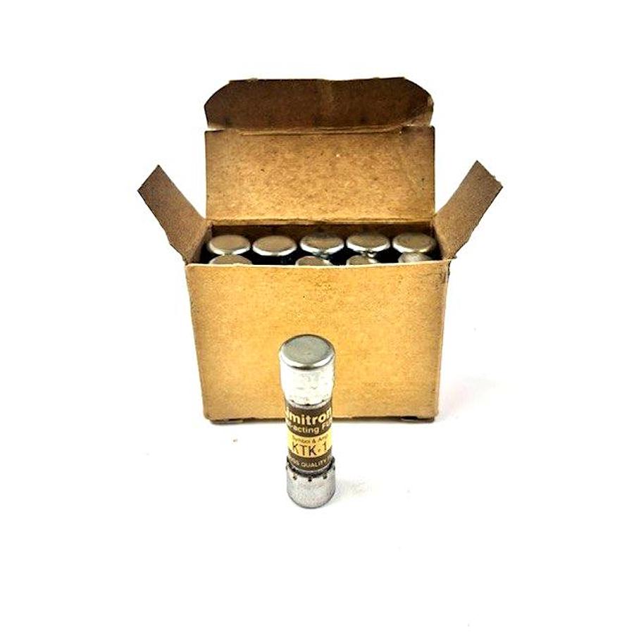 Used BUSSMANN KTK-1 FUSES - SET OF 10