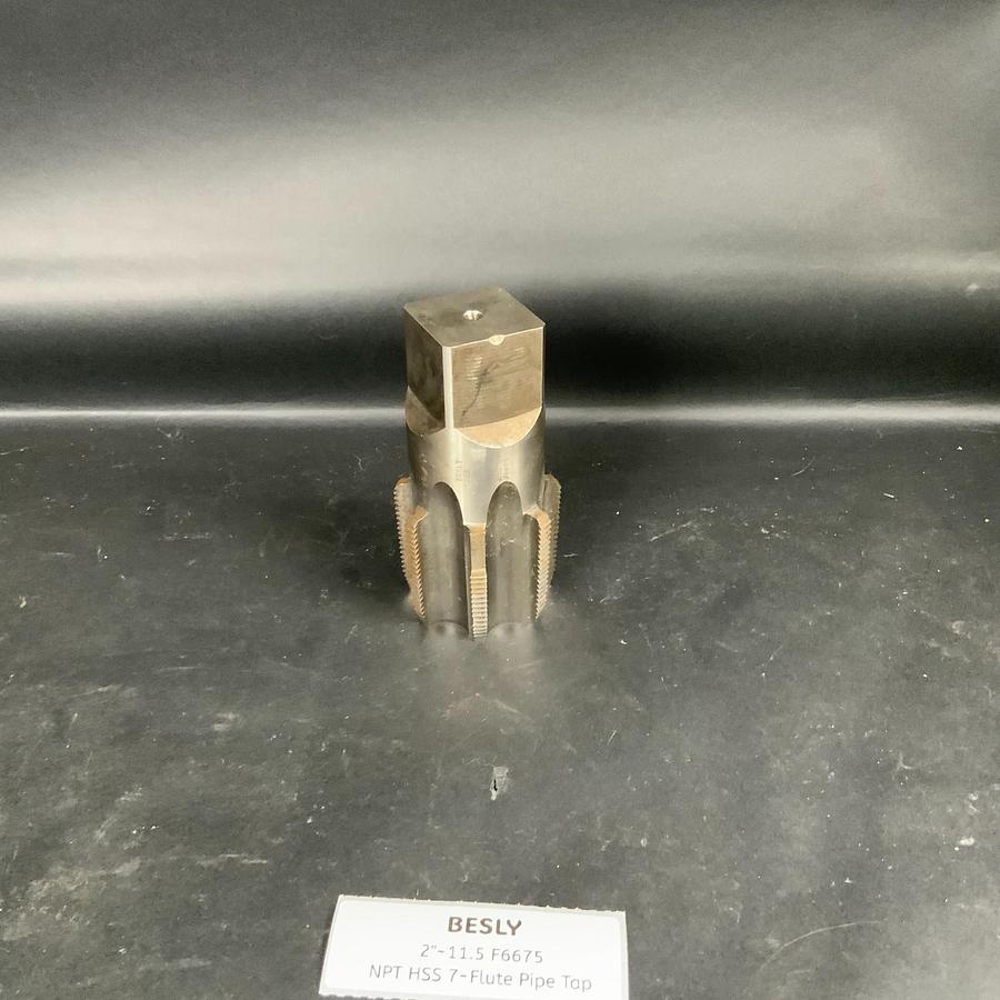 Used BESLY 2”-11.5 F6675 NPT HSS 7-FLUTE PIPE TAP ($120 OBO)