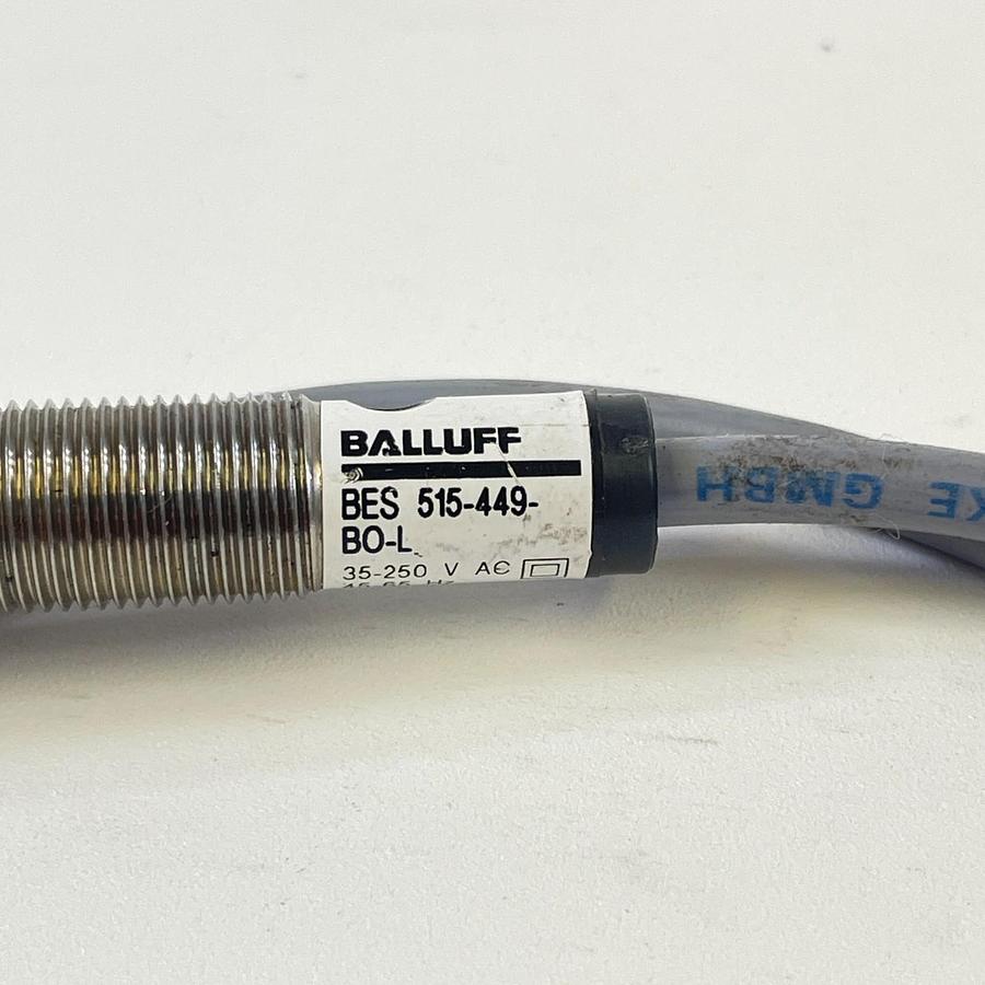 Used BALLUFF BES 515-449-BO-L PROXIMITY SENSOR INDUCTIVE SENSOR INDUSTRIAL AUTOMATION