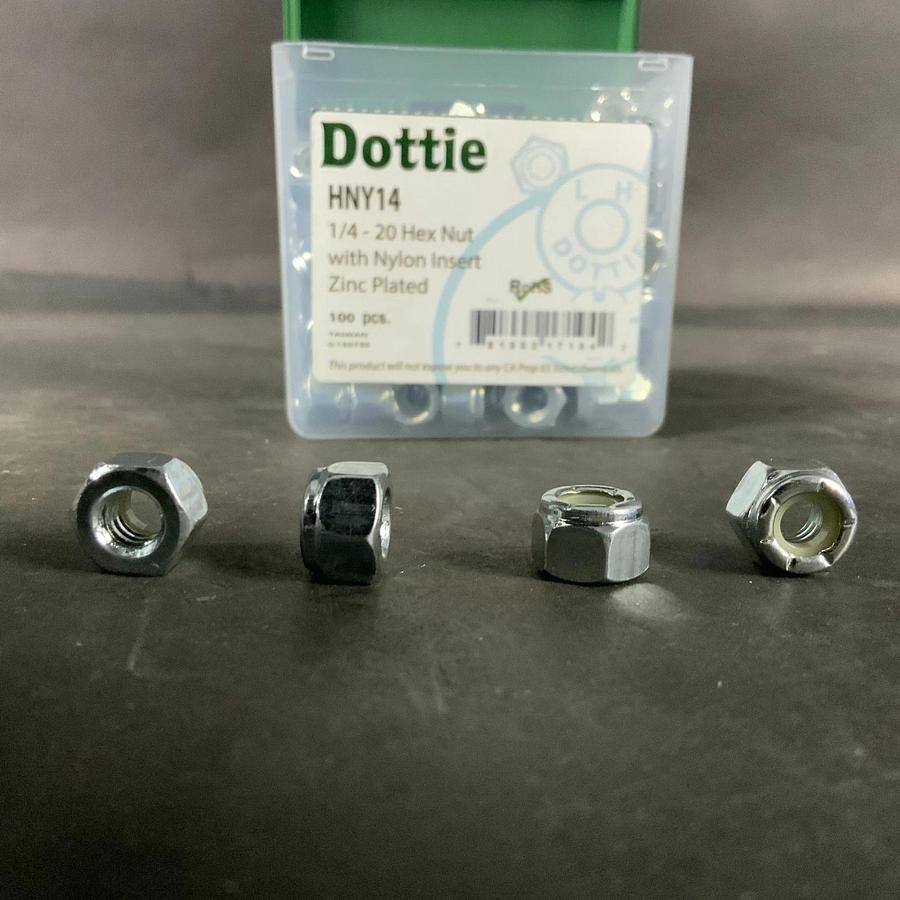 Used DOTTIE HNY14 1/4”- 20 HEX NUT ($25 OBO)