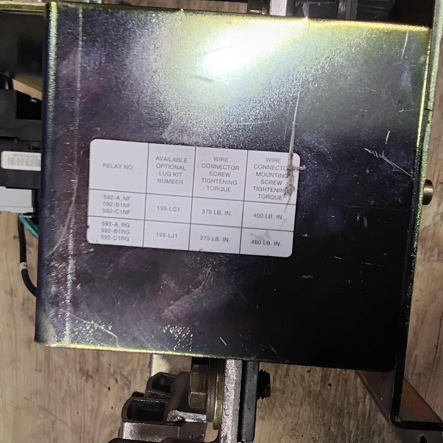 Used ALLEN BRADLEY 592-A1RGD SER A MOTOR BRANCH CIRCUIT OVERLOAD RELAY