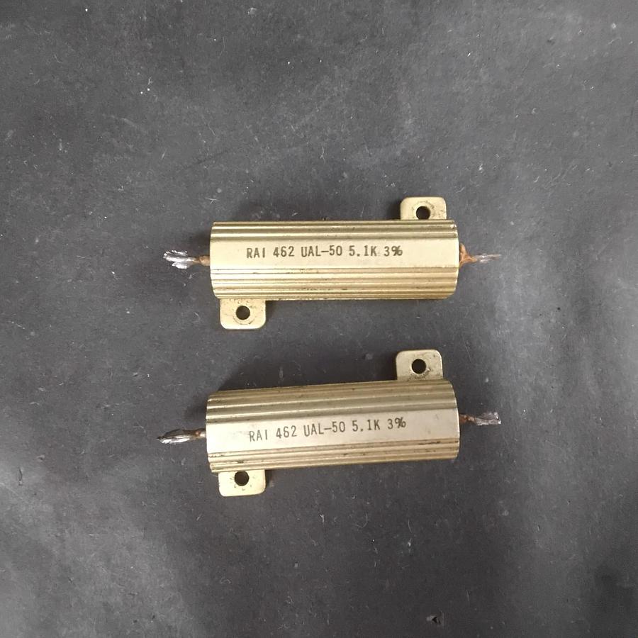 Used REIDON RAI-462 UAL-50 RESISTOR ($5/EACH OBO)