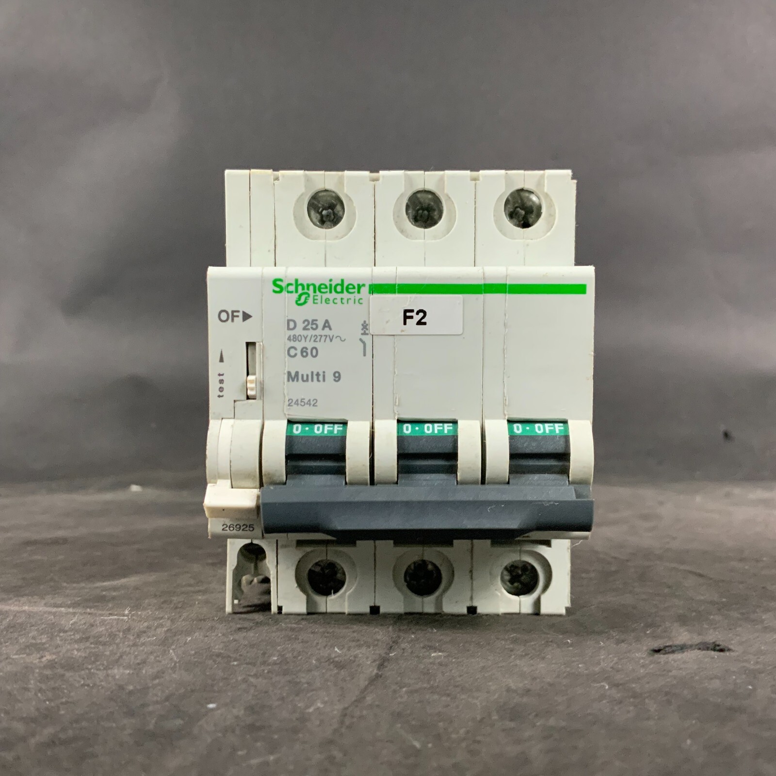 Used SCHNEIDER ELECTRIC D25A C60 CIRCUIT BREAKER ($22 OBO)