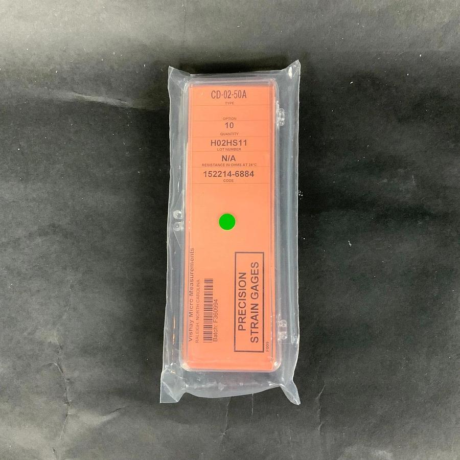 MICRO-MEASUREMENTS CD-02-50A PRECISION STRAIN GAUGE - BOX OF 10 ($25 OBO)