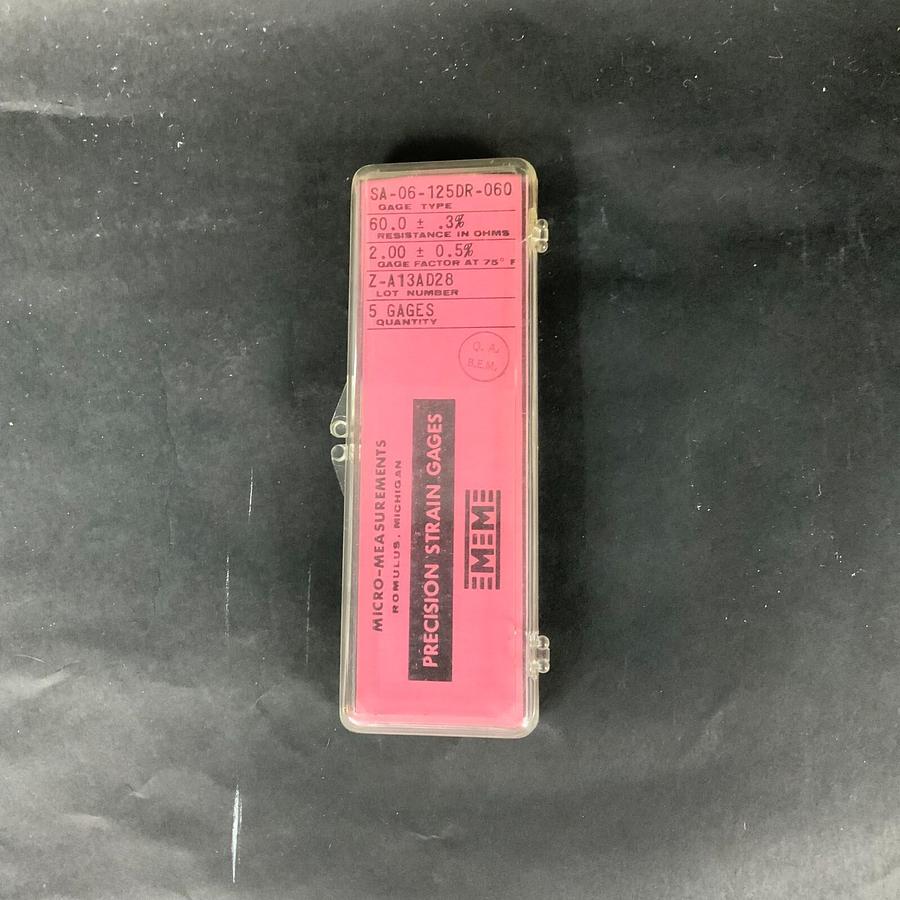 Used MICRO-MEASUREMENTS SA-06-125DR-060 PRECISION STRAIN GAUGE - LOT OF 3 ($15 OBO)
